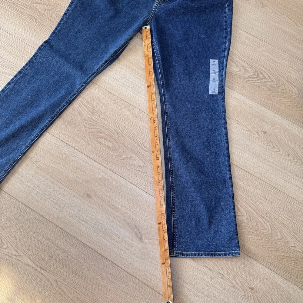 Old Navy Extra High-Rise Kicker Boot-Cut Secret-Slim Pockets Lot Of 2 SZ 18 NWT - Picture 9 of 15